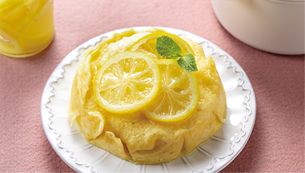 レモン蒸しケーキ